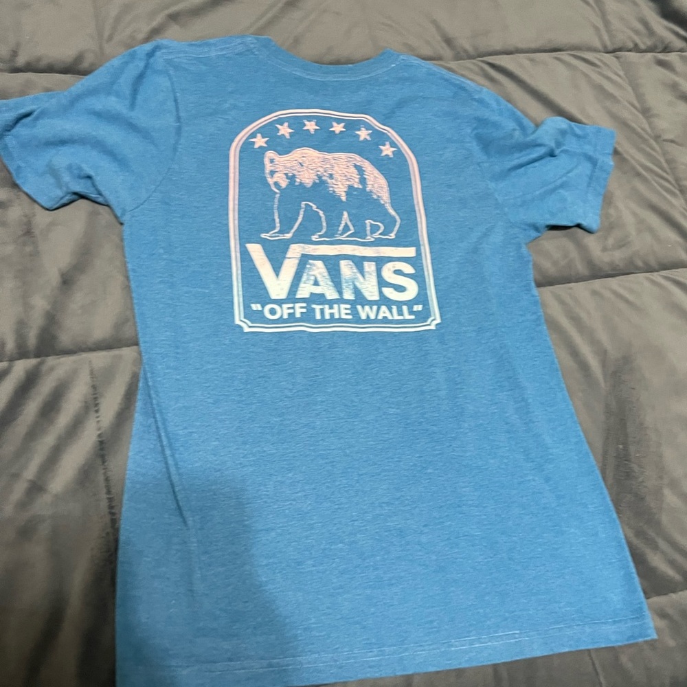 Vans sky blue shirt, Size Large